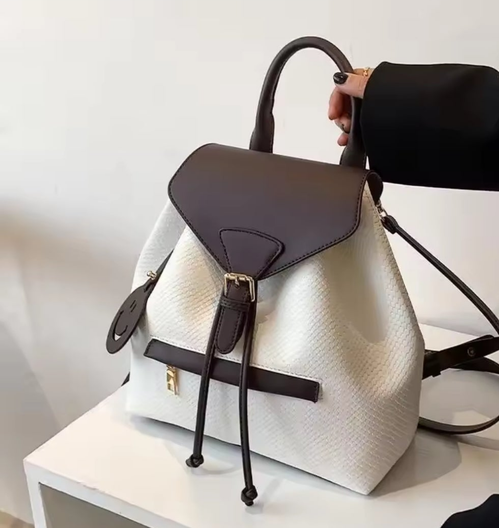 chic backpack and handbag